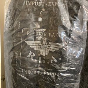 New Italian leather jacket